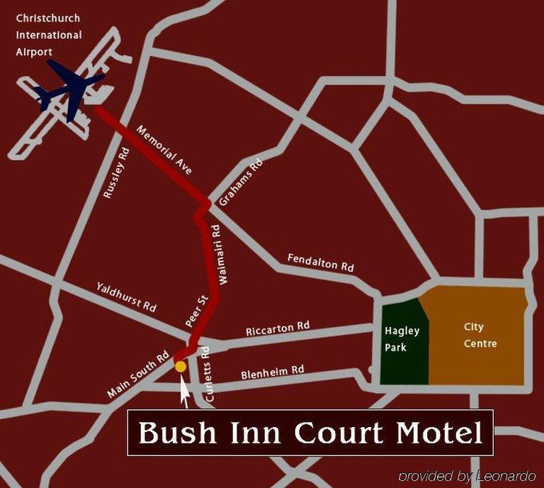 Bush Inn Court Motel Christchurch Exteriér fotografie